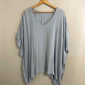Light Blue Oversized Top